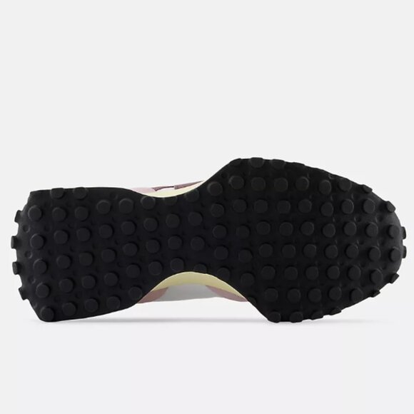 New Balance 327 Unisex W7.5 / M6 Leather Casual Sneaker Shoes Leather White Pink - Picture 6 of 10